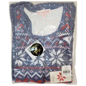 PJ SALVAGE Women's Fair Isle Tank & Shorts Pajama Set Medium NWT